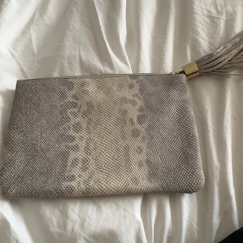 Pristine leather clutch